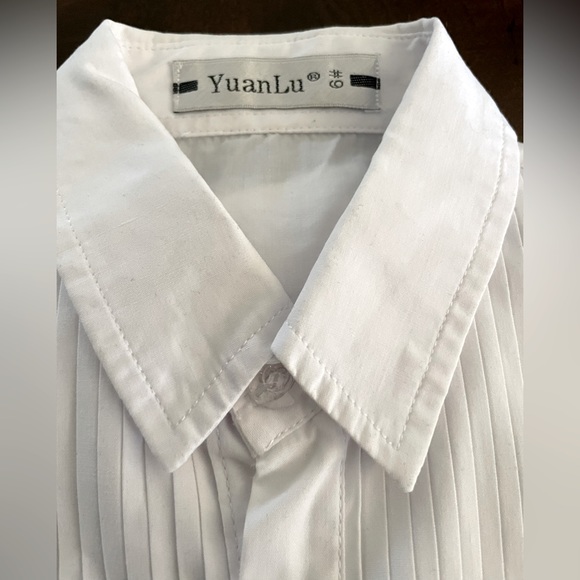 COPY - Boy Suit 4 Piece Slim Fit Suit for Kids Formal Set Size 6 Black - Picture 8 of 11